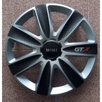 Тасове Mini Cooper 13 цола GTX Silver Black A