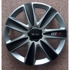 Тасове Mini Cooper 13 цола GTX Silver Black A