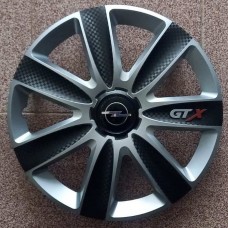 Тасове Opel 13 цола GTX Silver Black