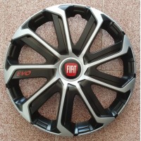 Тасове Fiat 14 цола EVO Silver Black A
