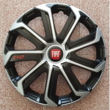 Тасове Fiat 14 цола EVO Silver Black A
