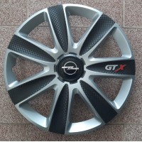 Тасове Opel 14 цола GTX Silver Black