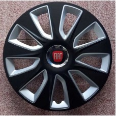Тасове Fiat 14 цола Stratos Black Silver A