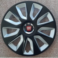 Тасове Fiat 15 цола Stratos Silver Black A