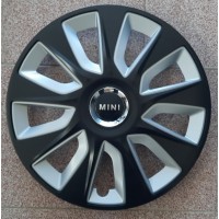 Тасове Mini Cooper 15 цола Stratos Silver Black A Тасове Mini Cooper 15 цола Stratos Silver Black A
