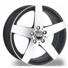 Лята джанта Infiniti 14 цола 265 Silver/Black 5x100x57.1 Лята джанта Infiniti 14 цола 265 Silver/Black 5x100x57.1