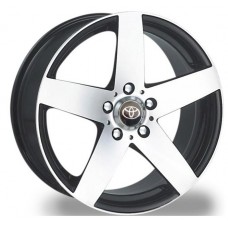 Лята джанта Toyota 14 цола 265 Silver/Black 5x100x57.1