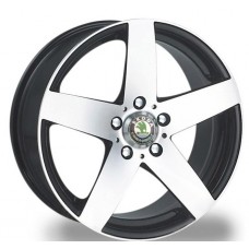 14 цола ULTIMATE 265 Black/Silver 6Jx14 ET35 5x100x57.1