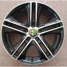 Лята джанта Alfa Romeo B 15 цола 392 Black/Silver 5x108x63.4