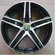 Лята джанта Alfa Romeo B 16 цола 610 Black/Silver 5x108x63.4