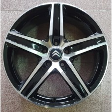 Лята джанта Citroen 16 цола 610 Black/Silver 5x108x63.4