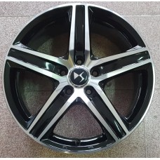 Лята джанта DS 16 цола 610 Black/Silver 5x108x63.4