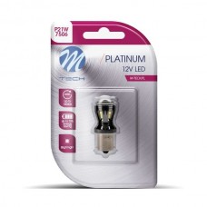 Крушка P21W BA15s M-Tech Platinum бял