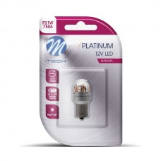 Крушка P21W BA15s M-Tech Platinum червен